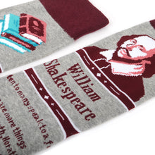 Load image into Gallery viewer, Men&#39;s Shakespeare Novelty Socks
