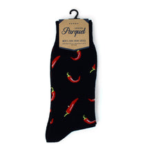 Load image into Gallery viewer, Men&#39;s Chili Pepper Premium Collection Novelty Socks
