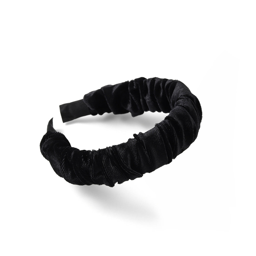 Velvet-feel Scrunchie Hard Headband