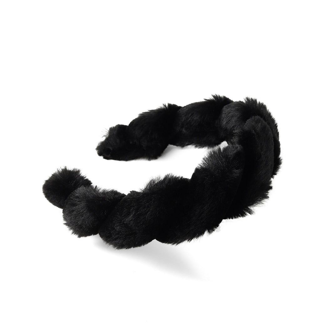 Faux Fur Twisted Headband