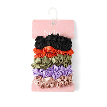 Load image into Gallery viewer, 10 Pack Shiny Satin-feel Thin Scrunchie Set
