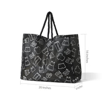 Load image into Gallery viewer, Collapsible Fabric Laundry Bag with Strap, Easy to Carry
