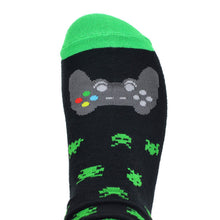 Load image into Gallery viewer, Parquet Men’s Gaming Controller Crew Socks
