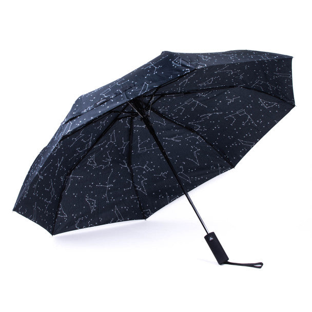 Nollia Compact Zodiac Constellation Auto-Open Umbrella – Portable, Wind-Resistant, 8-Rib Design