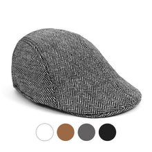 Load image into Gallery viewer, Westend Classic Herringbone Ivy Cap – Fall/Winter Flat Cap (4 Colors)
