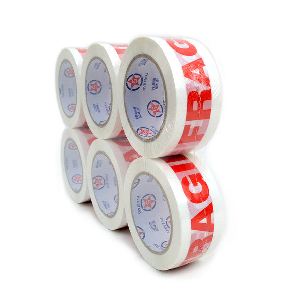 6 Rolls “FRAGILE” Packing Tape – 2