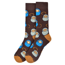 Load image into Gallery viewer, Men&#39;s Socks - Coffee Novelty Socks
