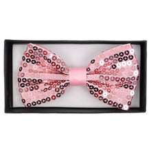 Load image into Gallery viewer, Men&#39;s 2.5&quot; Sparkle Sequin Banded Bow Ties

