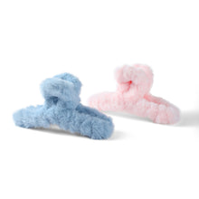 Load image into Gallery viewer, 2 Pack Fur Feel Claw Hair Clip
