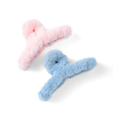 Load image into Gallery viewer, 2 Pack Fur Feel Claw Hair Clip
