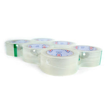 Load image into Gallery viewer, 6-Roll Commercial Grade Clear Packing Tape – 2” Wide – Strong Adhesive for Shipping, Moving &amp; Storage
