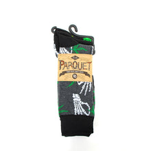 Load image into Gallery viewer, Parquet Men’s Cannabis 3-Pack Novelty Crew Socks – Mixed Colors
