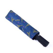 Load image into Gallery viewer, Nollia Compact Paris Pattern Auto-Open Umbrella – 12&quot; Portable, Wind-Resistant
