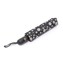 Load image into Gallery viewer, Nollia Compact Daisy Flower Auto-Open Umbrella – 12&quot; Travel Size, Wind-Resistant
