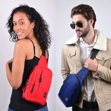 Load image into Gallery viewer, Reversible Strap Crossbody Sling Bag
