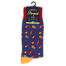 Load image into Gallery viewer, Men&#39;s Socks - Acorn Fall Leaves Novelty Socks
