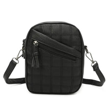 Load image into Gallery viewer, Vegan Leather Mini Quilt Crossbody bag
