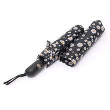 Load image into Gallery viewer, Nollia Compact Daisy Flower Auto-Open Umbrella – 12&quot; Travel Size, Wind-Resistant
