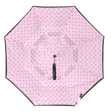 Load image into Gallery viewer, Nollia Flamingo Inside-Out Umbrella – Pink Bird Print, UV Protection &amp; C-Handle
