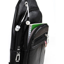 Load image into Gallery viewer, Versatile Vegan Leather Crossbody Sling Bag with Earphone Hole - Hands-Free Music
