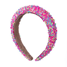 Load image into Gallery viewer, Nollia Multi-Color Sprinkle Padded Headband
