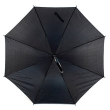 Load image into Gallery viewer, Parquet Auto Open Black Canopy Umbrella with Plastic Cover – 41&quot; Arc, J-Handle
