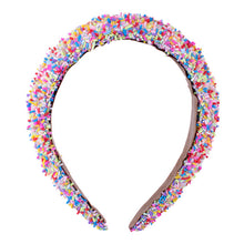 Load image into Gallery viewer, Nollia Multi-Color Sprinkle Padded Headband
