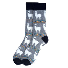 Load image into Gallery viewer, Men&#39;s Socks - Alpaca Fun Novelty Socks
