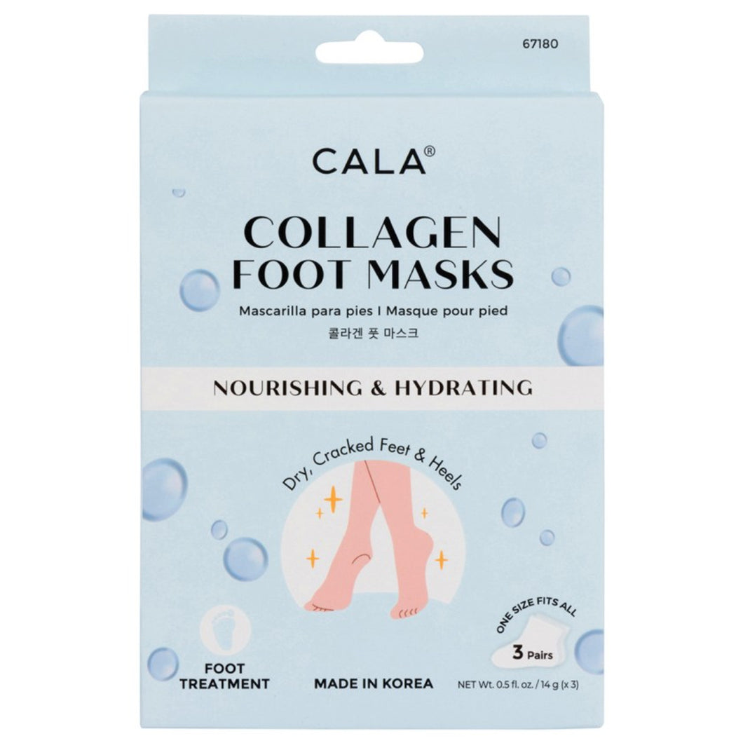 Collagen Foot Masks- 3 Pairs/pack