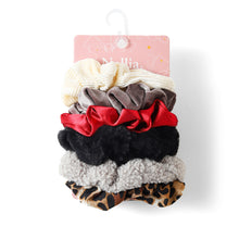 Load image into Gallery viewer, 6pc Mix Material Scrunchie Set
