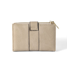 Load image into Gallery viewer, Nollia Ladies Vegan Leather Slim Bifold Wallet –  Black or Tan

