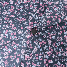 Load image into Gallery viewer, Nollia Compact Pink Floral Auto-Open Umbrella – 12&quot; Travel Size, Wind-Resistant
