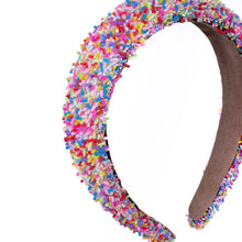 Load image into Gallery viewer, Nollia Multi-Color Sprinkle Padded Headband
