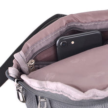 Load image into Gallery viewer, Vegan Leather Crossbody Sling Bag with Adjustable Strap
