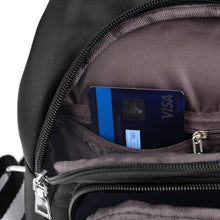 Load image into Gallery viewer, Crossbody Sling Bag with White Stripe Accent
