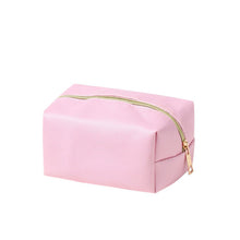 Load image into Gallery viewer, Nollia 4-Piece Makeup Bag Set – Pink Leopard &amp; Clear Vegan Leather Travel Cosmetic Organizer Case
