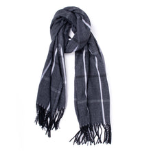 Load image into Gallery viewer, Ladies Cashmere Feel with Long Tassel Scarf
