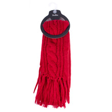 Load image into Gallery viewer, Ladies Chunky Mixed Knit Long Tassel Scarf
