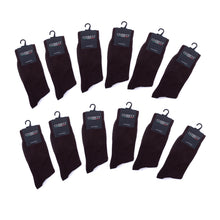 Load image into Gallery viewer, 12 Pairs - Solid Color Dress Sock
