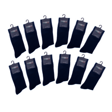 Load image into Gallery viewer, 12 Pairs - Solid Color Dress Sock

