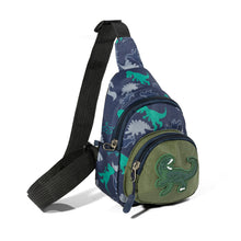 Load image into Gallery viewer, Dinosaur Sling Bag – Fun &amp; Adjustable Crossbody for Kids
