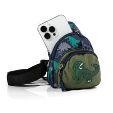 Load image into Gallery viewer, Dinosaur Sling Bag – Fun &amp; Adjustable Crossbody for Kids
