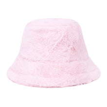 Load image into Gallery viewer, Faux Fur Plush Bucket Hat
