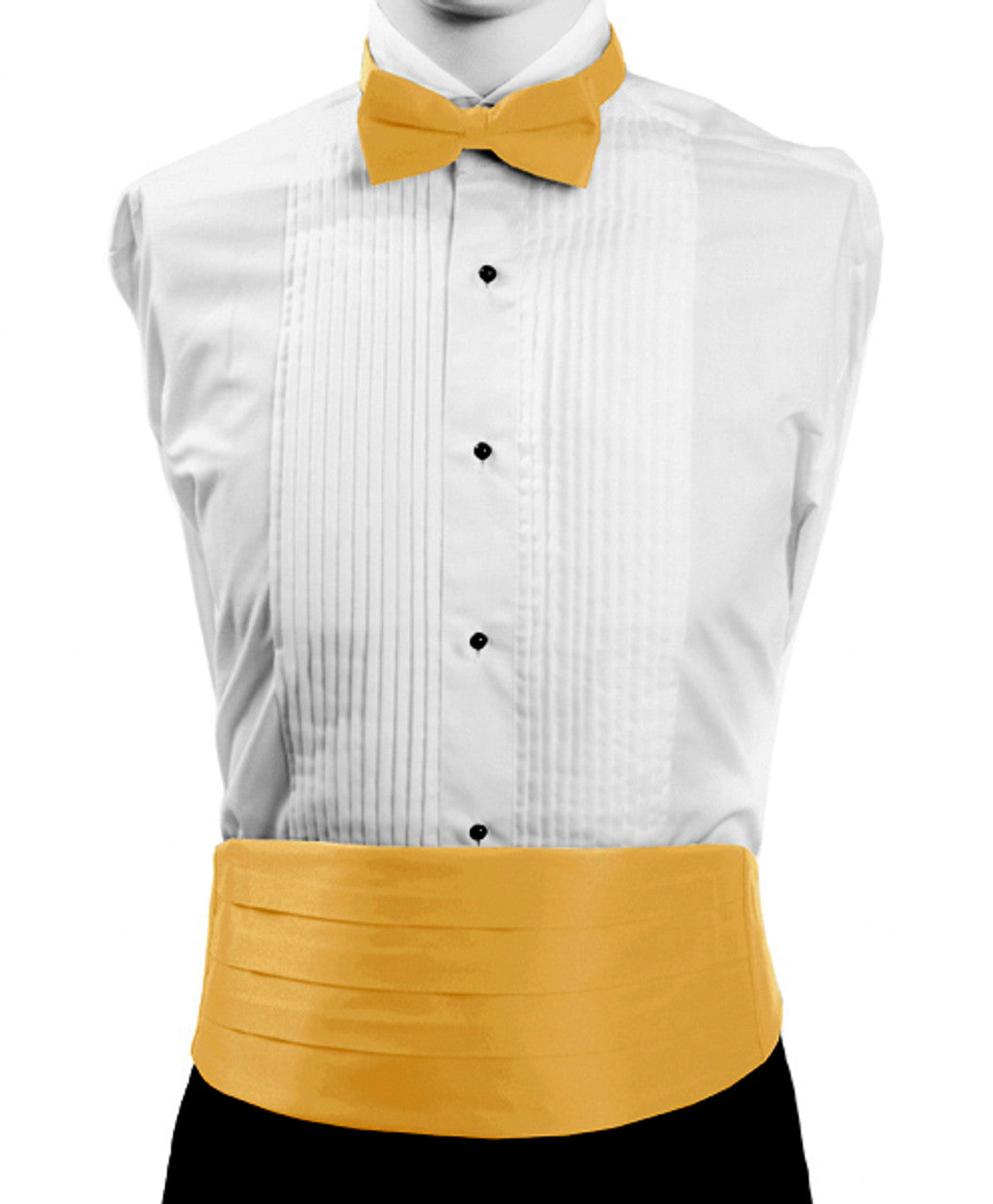 Men's Poly Satin Bow Tie and Cummerbund Sets
