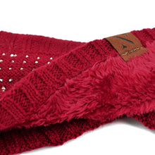 Load image into Gallery viewer, Women&#39;s Studded Fleece Lined Knit Winter Head Band
