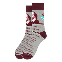 Load image into Gallery viewer, Men&#39;s Shakespeare Novelty Socks
