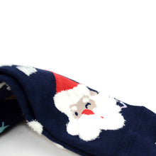 Load image into Gallery viewer, Ladies Christmas Santa Claus Crew Socks
