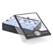 Load image into Gallery viewer, Men&#39;s Boxed Fancy Cotton Handkerchiefs 3 Piece Set
