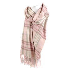 Load image into Gallery viewer, Unisex Plaid Cashmere Feel Winter Scarves
