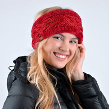 Load image into Gallery viewer, Nollia Women&#39;s Thick Fleece Lined Knit Winter Headband Ear Warmer
